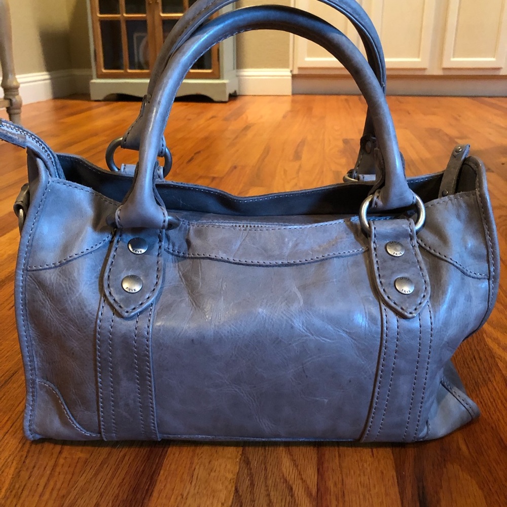 Frye Melissa Washed Leather Satchel Bag